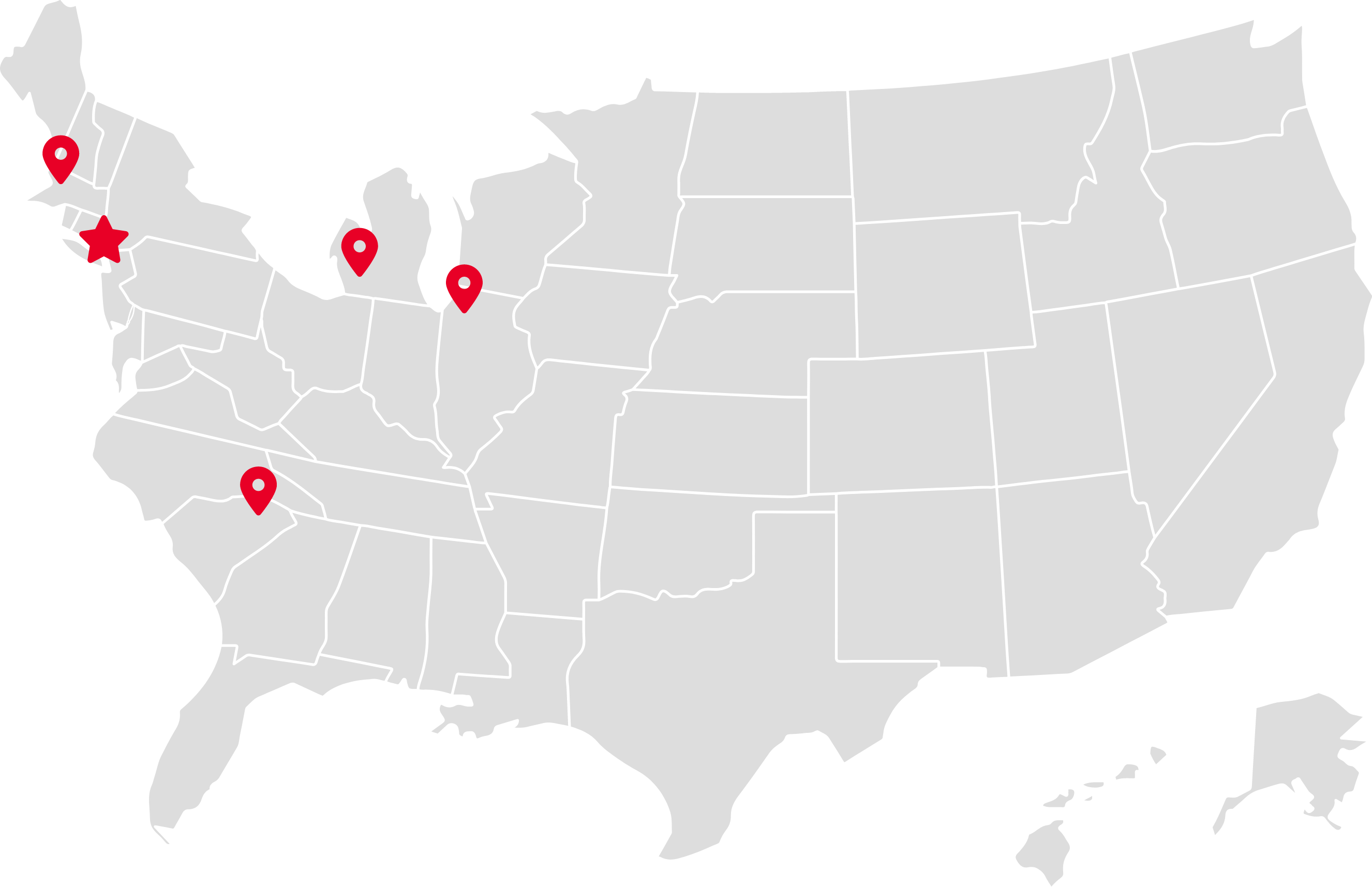 Hubbard-Hall Locations Map